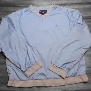 Vintage Polo Sport Ralph Lauren Windbreaker Men’s S Blue Mesh Lined Pullover